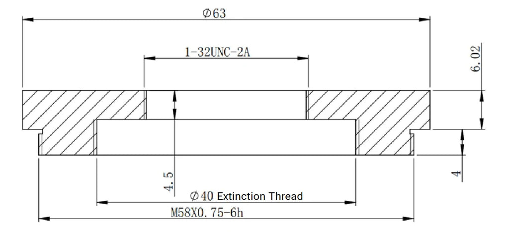 LS-LXR-0302 dimensions (mm)