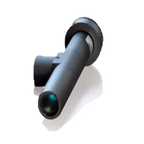 Object-Side Telecentric Lens, 0.8x, 150 mm WD, 1/2", coaxial light port (LS-TCL-0523)