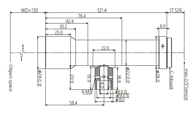 LS-TCL-0790 dimensions (mm)