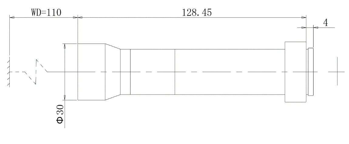 LS-TCL-0728 dimensions (mm)