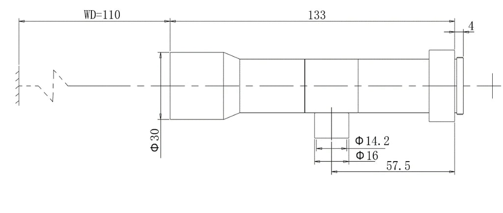 LS-MY-2-110C-MP dimensions (mm)