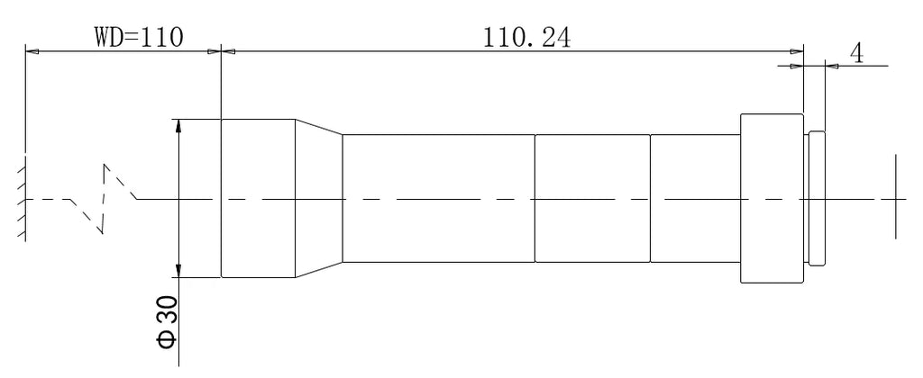 LS-MY-4-110-MP dimensions (mm)