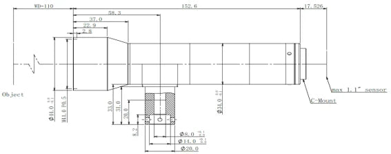 LS-TCL-0602 dimensions (mm)