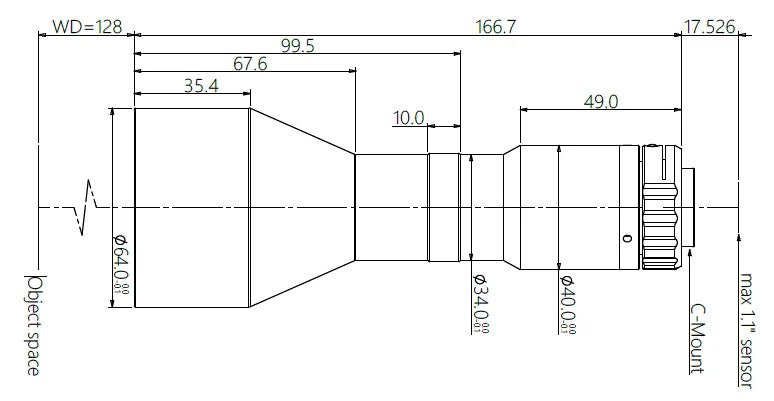 LS-TCL-0557 dimensions (mm)