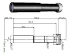 Object-Side Telecentric Lens, 1x, 113 mm WD, 1/2" (LS-HY-1-110)