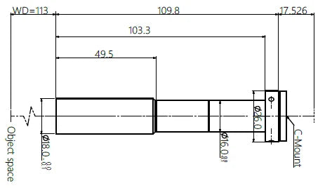 LS-HY-1-110 dimensions (mm)