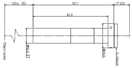 LS-HY-1-150 dimensions (mm)