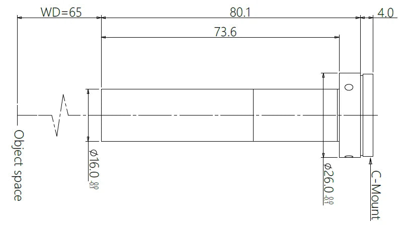 LS-TCL-0491 dimensions (mm)
