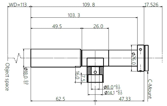 LS-HY-1-113C dimensions (mm)
