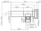 LS-TCL-0519 dimensions (mm)