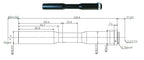 Object-side telecentric lens, 0.8x, 250 mm WD, 2/3" (LS-TCL-0793)