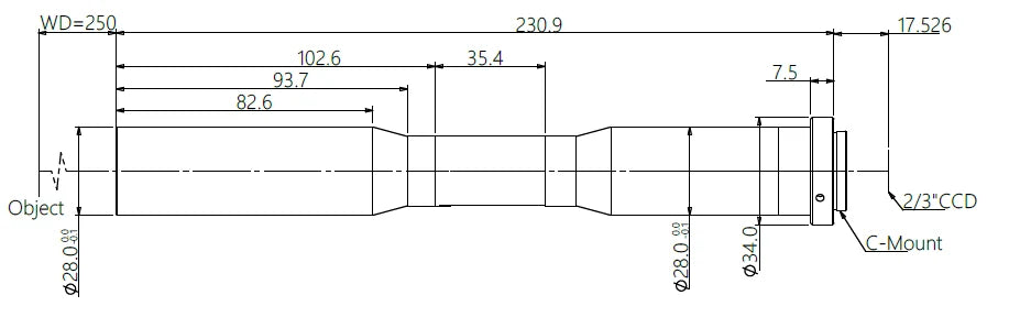 LS-TCL-0793 dimensions (mm)