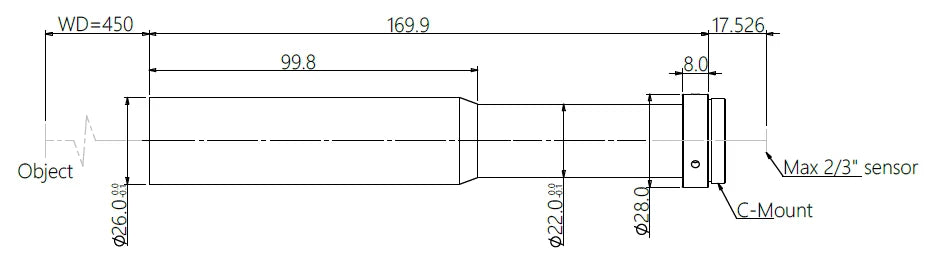 LS-MY-06-450 dimensions (mm)