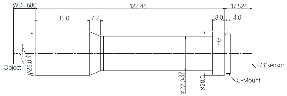 LS-MY-015-680 dimensions (mm)