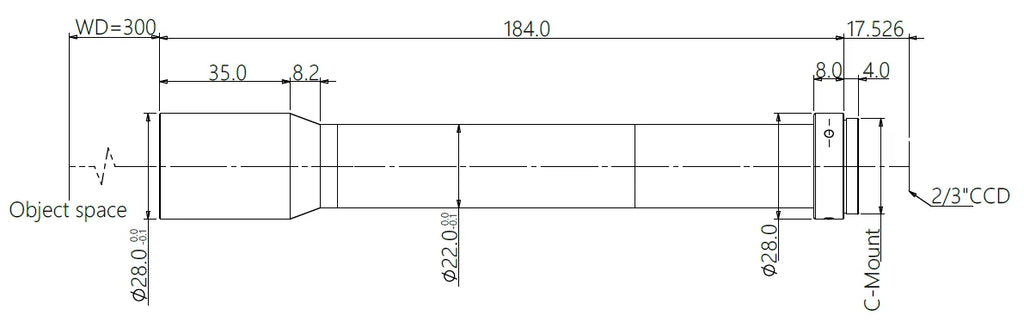 LS-MY-08-300 dimensions (mm)