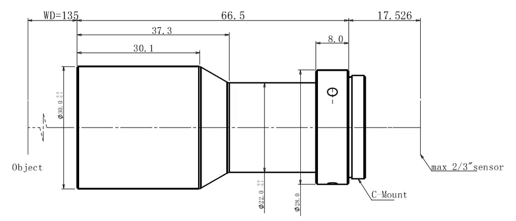 LS-TCL-0803 dimensions (mm)