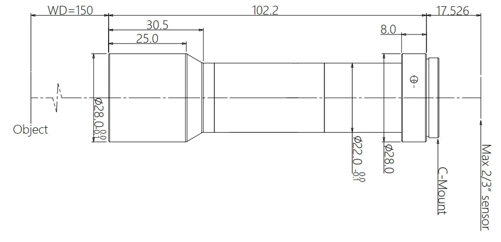 LS-TCL-0771 dimensions (mm)