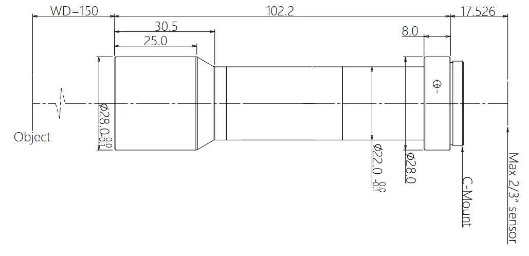 LS-TCL-0771 dimensions (mm)