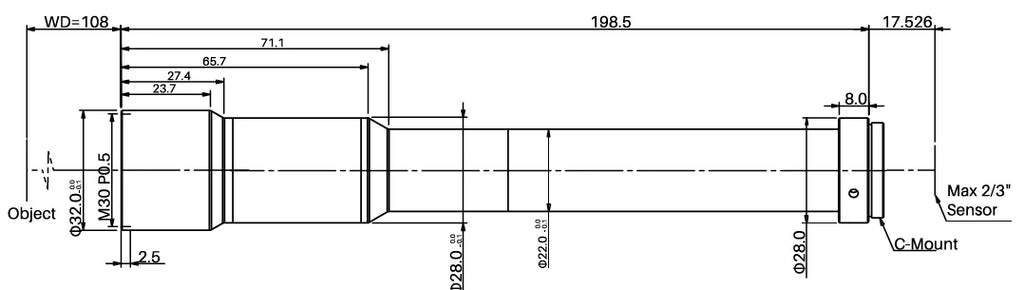 LS-TCL-0785 dimensions (mm)