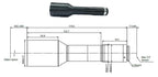 Object-Side Telecentric Lens, 1x, 300 mm WD, 2/3" (LS-MY-1-300-V2)