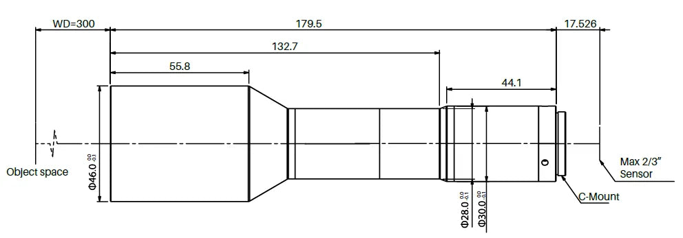 LS-MY-1-300-V2 dimensions (mm)