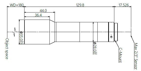 LS-MY-08-180 dimensions (mm)