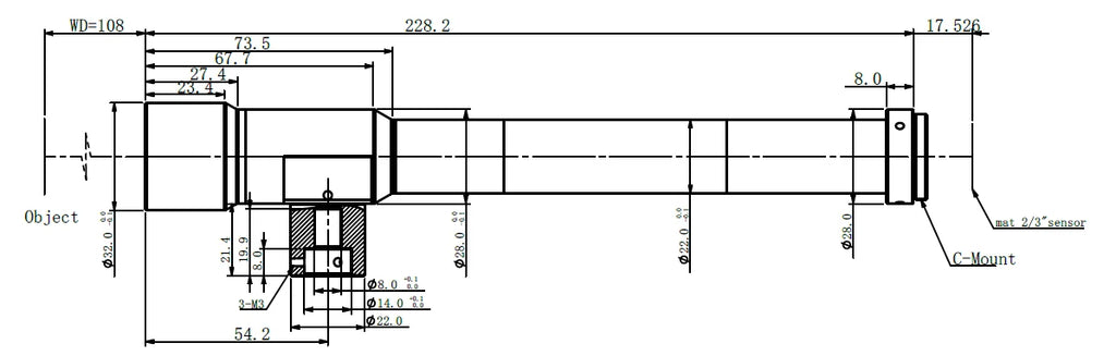 LS-TCL-0796 dimensions (mm)