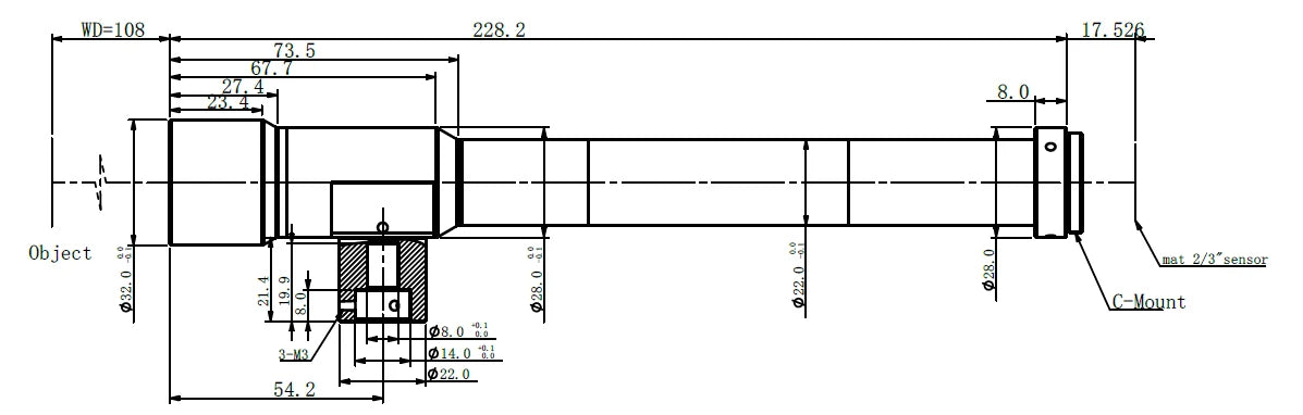 LS-TCL-0796 dimensions (mm)