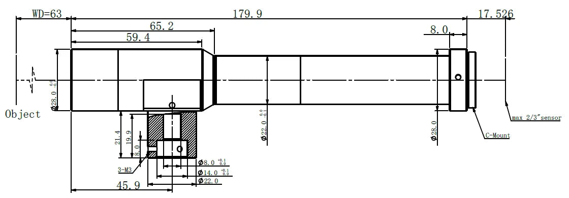 LS-MY-8-63C dimensions (mm)
