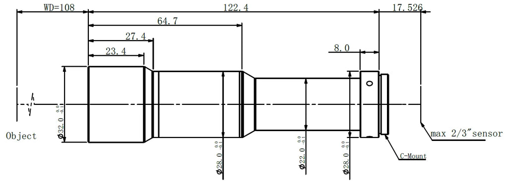 LS-TCL-0798 dimensions (mm)