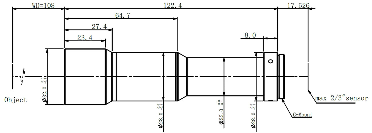 LS-TCL-0798 dimensions (mm)