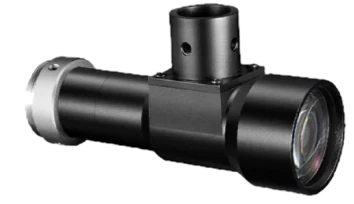 Object-side telecentric lens, 2x, 108 mm WD, 2/3", coaxial light port