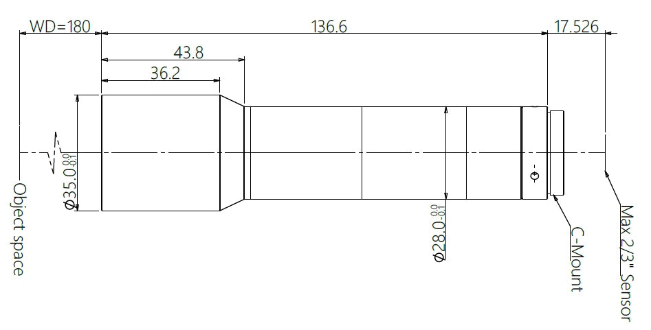LS-MY-1-180 dimensions (mm)