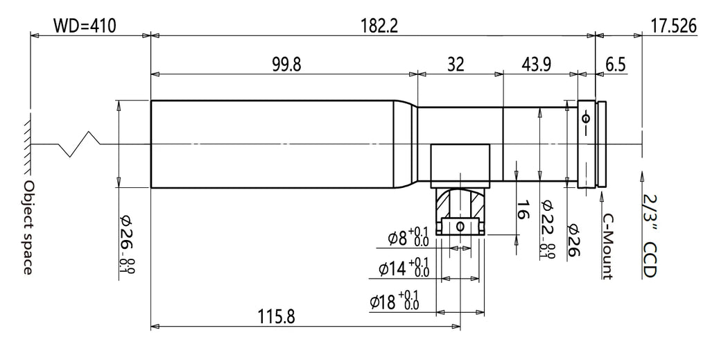 LS-MY-1-410C dimensions (mm)