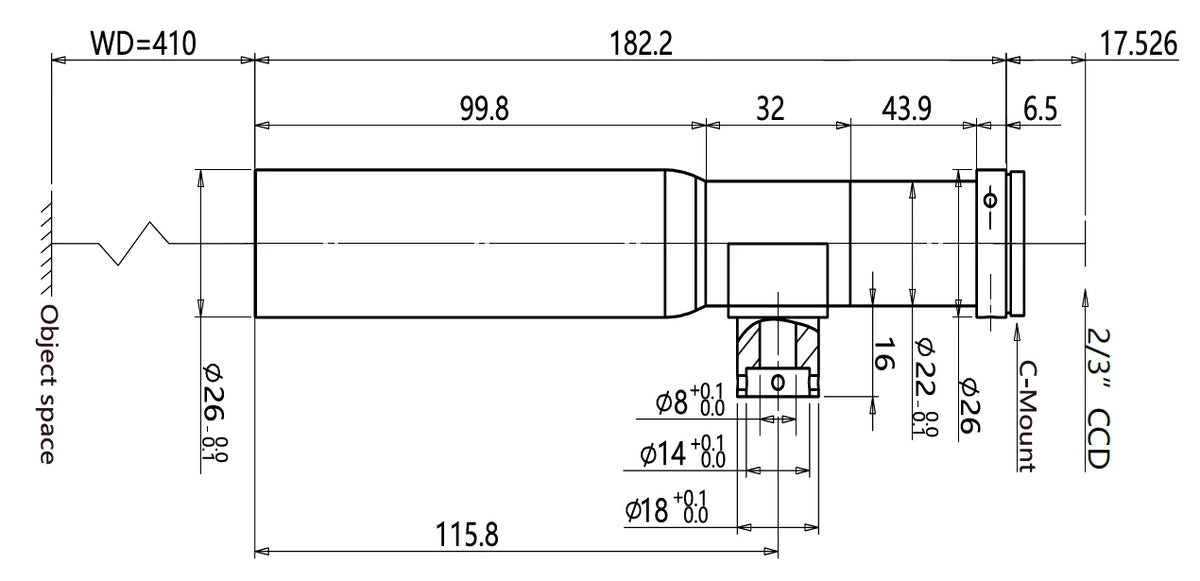 LS-MY-1-410C dimensions (mm)