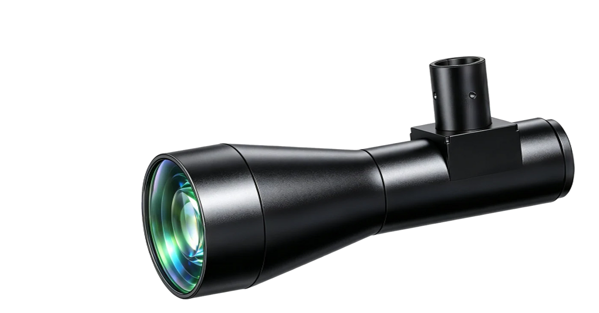 Object-Side Telecentric Lens, 0.3x, 110 mm WD, 2/3", coaxial light port (LS-TCL-0751)