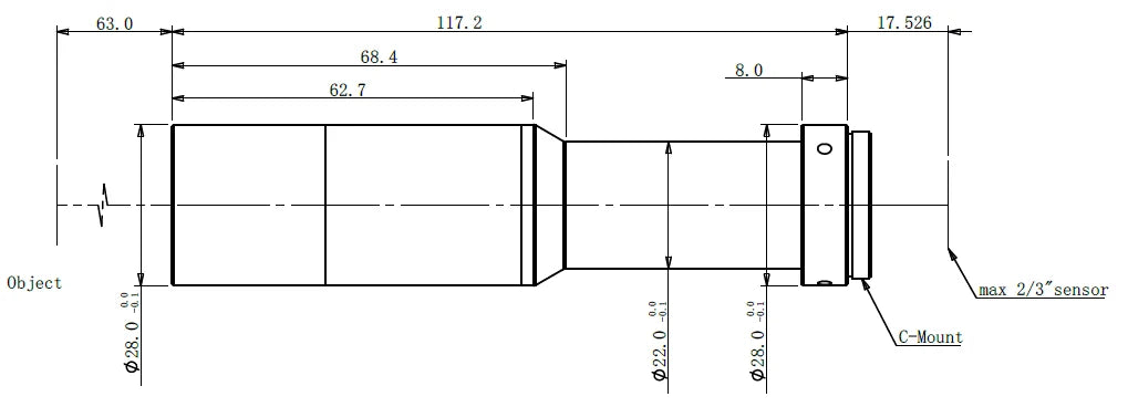 LS-MY-2-63 dimensions (mm)