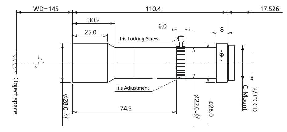LS-TCL-0781 dimensions (mm)