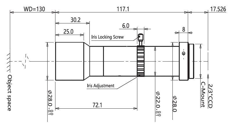 LS-TCL-0791 dimensions (mm)