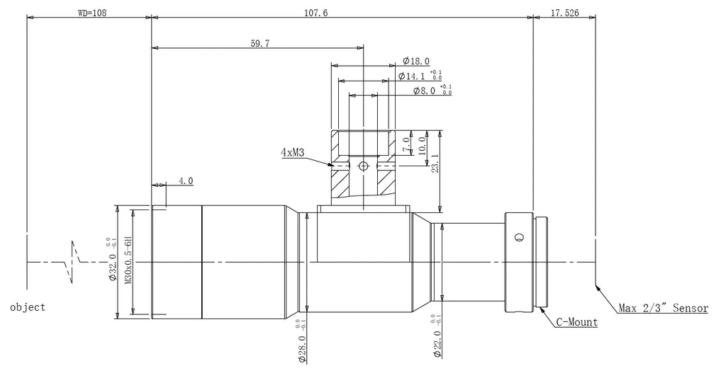 LS-TCL-0788 dimensions (mm)