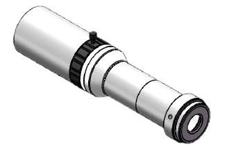Object-Side Telecentric Lens, 2x, 110 mm WD, 2/3", object-side resolution 4.2-11.5 μm (LS-TCL-0743)