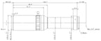 LS-TCL-0743 dimensions (mm)