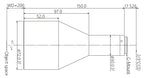 LS-TCL-0722 dimensions (mm)