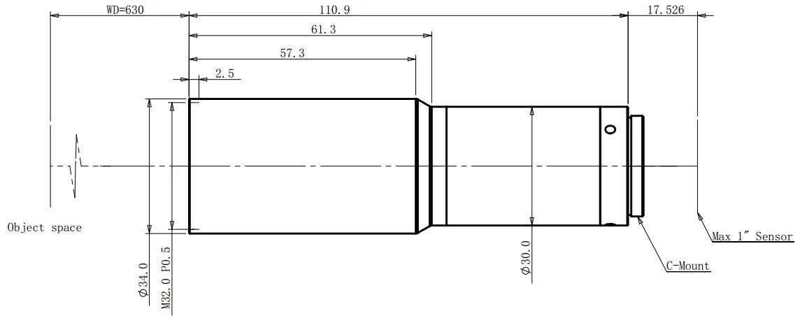 LS-TCL-0677 dimensions (mm)