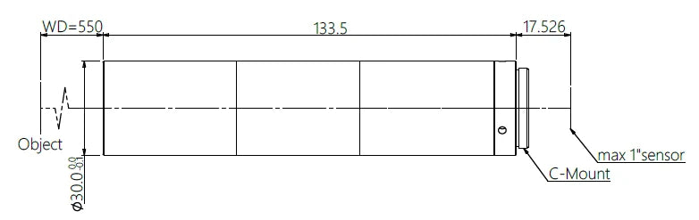 LS-KY-02-550 dimensions (mm)