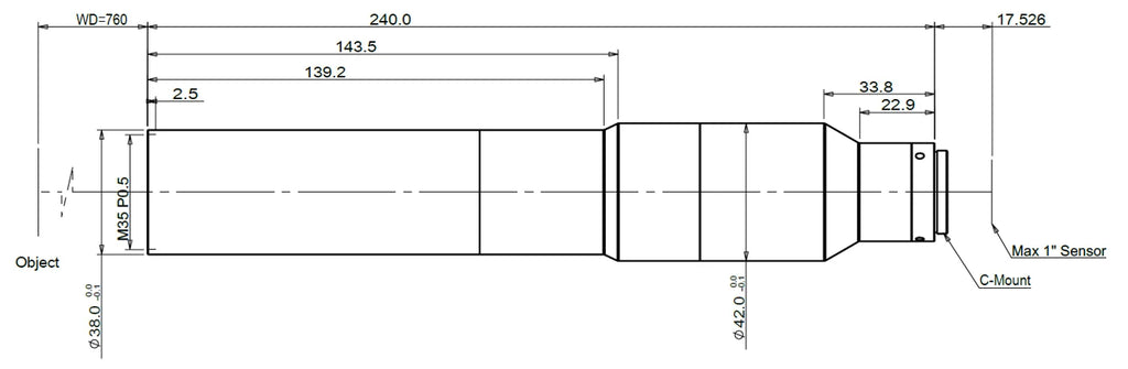 LS-TCL-0680 dimensions (mm)
