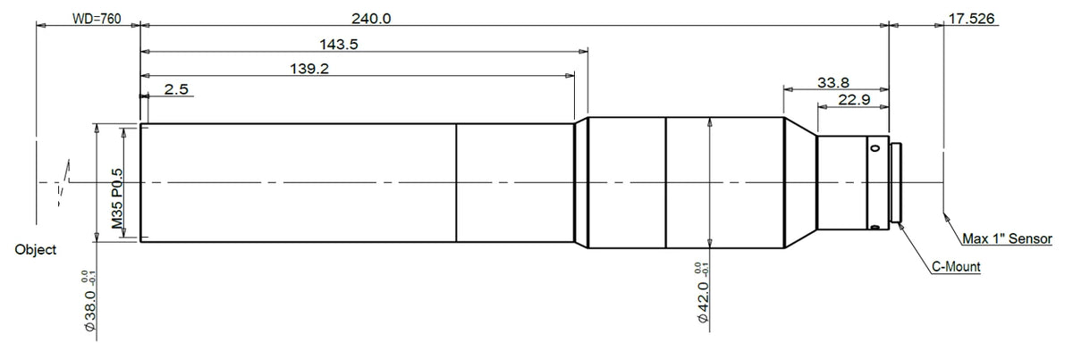 LS-TCL-0680 dimensions (mm)
