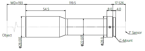 LS-TCL-0663 dimensions (mm)