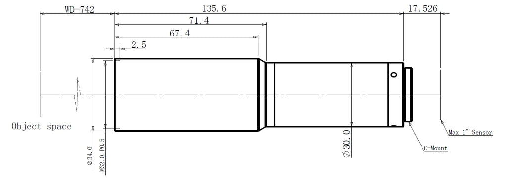 LS-TCL-0685 dimensions (mm)