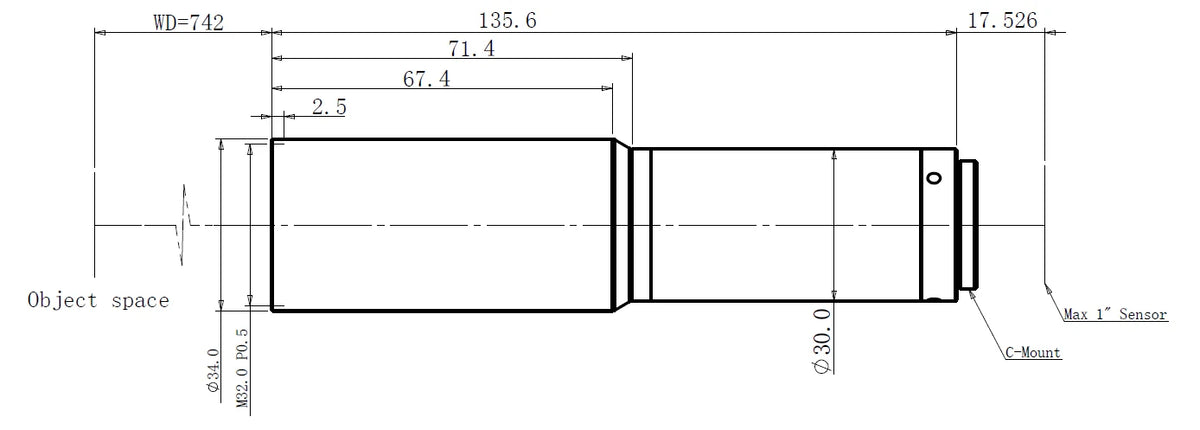 LS-TCL-0685 dimensions (mm)